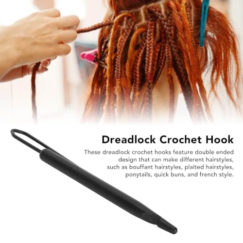 Image of 2PCS Dreadlock Crochet Hook, Dual End Dreadlock Interlocking Tool, Sisterlocks Retightening Tool, Lightweight Hair Knitting Braiding Tools for Hairstyles DIY Bracelets Handcraft