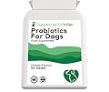 Supplements Wise Probiotics For Dogs - Diarrhea, Yeast Infection, Bloating Relief - Dog Vitamins and Supplements - Dog Probiotic Treatment, Digestive Enzymes for Dogs (120 Tablets Chicken Flavor)