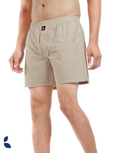 Image of Cotton Boxer Shorts for Men, Breathable, Comfortable & Lightweight (Pack of 2)