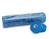 Guard-Tex® 1' Utility Wrap – 12-Roll Pack – Cohesive, Adhesive-Free Tape for Fingers, Tools, First Aid & More – Flexible, Tear-by-Hand, Water-Resistant - Cobalt Blue