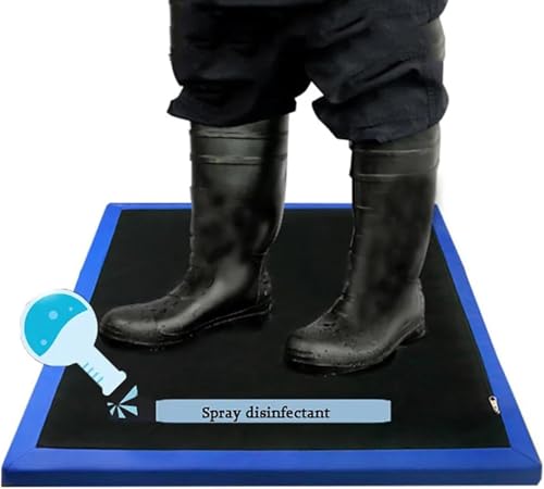 Alfombrilla desinfectante de zapatos, alfombrilla de esponja para saneamiento, ideal para uso doméstico y hotelero, alfombrilla de entrada para limpiar suelas de zapatos