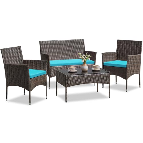 Greesum 4 Piece Patio Furniture Set