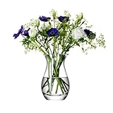 LSA(エルエスエー) フラワーベース(花器) クリア 高さ17.5cm FLOWER G584-18-301