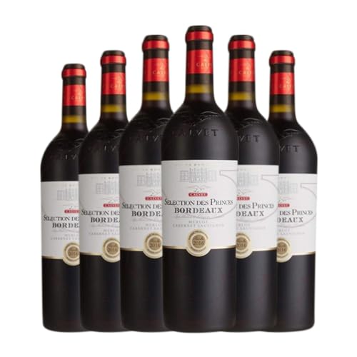 Calvet Selection des Princes Bordeaux Crianza – Caja de 6 Botellas de Vino Tinto 75 cl Calvet Selection des Princes Bordeaux Crianza – Caja de 6 Botellas de Vino Tinto 75 cl