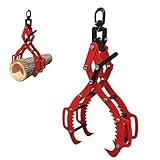 Choosilay 30'' Log Tongs, 4 Claw Log Grapple Logging Tongs, Heavy Duty Timber Claw Hook...