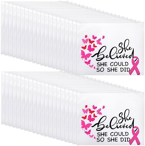 Silkfly 24 Pcs Clear Holographic Tote Bags Iridescent Reusable Gift Bag - View #6