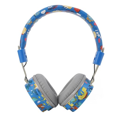 Akozon Blaue Dinosaurier Kabellose Kopfhörer