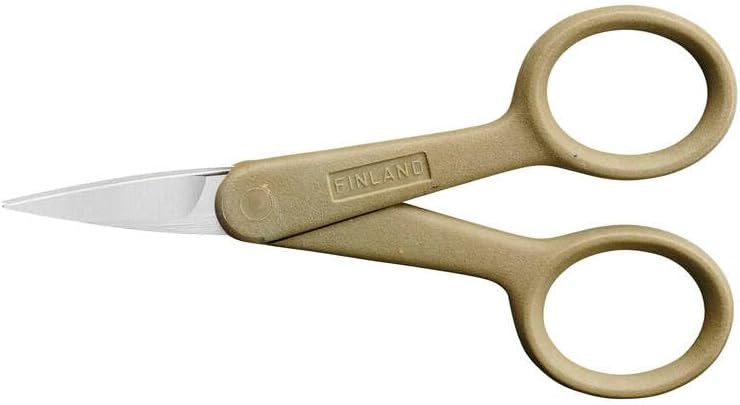 Fiskars Renew 1062548 Manicure Scissors, Length 10 cm, Recycled Stainless Steel/Plastic, 100% Recyclable Materials