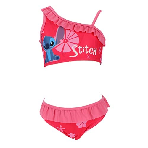 Exen Bikini para niñas Lilo & Stitch Verano Ideal para Mar y Piscina Rosa Tallas de 3 a 8 Años