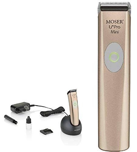 Moser 1584 Li+Pro Mini Professional Hair Clipper Corded/Cordless Haircut Machine Beard Trimmer Dual Voltage 100-240V, 50-60Hz New #TOP1