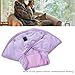 Heated Neck Shoulder Wrap Skin Friendly Electric Heating Pad Comfortable for Neck Shoulders 3 Timer Setting (Purple)
