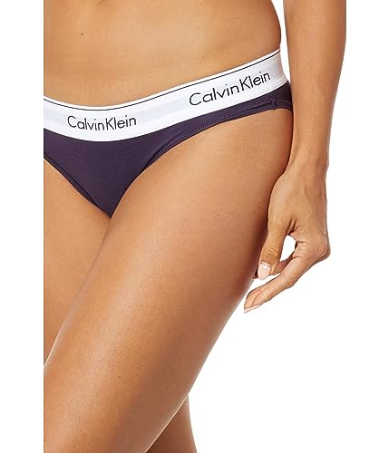 Image of Calvin Klein underwear Modern Cotton Bikini for Women - Super Soft and Supple Cotton Stretch Fabrication Nightshade MD (Women's 8-10) One Size