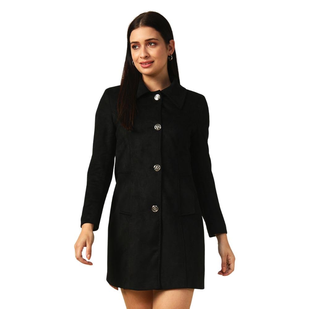 beatnik Womens Hip Length Front Open Blazer-picture-14