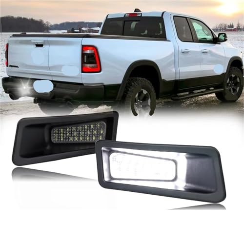 Lámparas luz LED placa matrícula para RAM 1500 con óptica transparente OEM 7