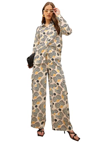 Image of Sassafras Women Set of Top and Straight Pants