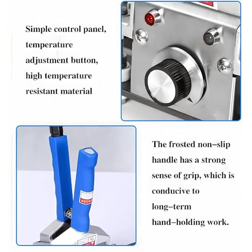 Machine à sceller à la chaleur 0-300 ℃ portable pour emballage aluminium