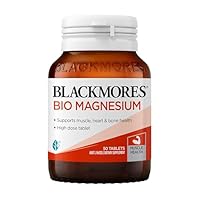 Blackmores Bio Magnesium | Supports Bone Health | Maintains Muscle Function & Nervous System Health | 50 Tablets