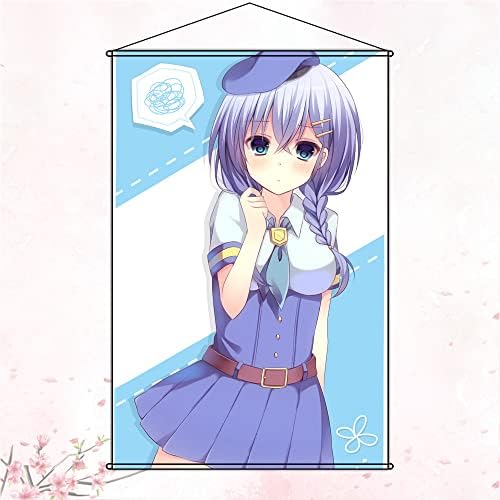 Amazon スクールロマンツェ タペストリー ガールフレンド 仮 Gf 仮 村上文緒 掛ける絵 アニメ ポスター 巻物 軸物 家庭飾り 装飾用品 部屋飾り 壁掛け装飾 カスタム可能 約50cmx70cm B2 アニメ 萌えグッズ 通販