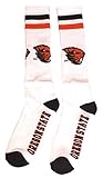 NCAA Oregon State Beavers Tube Socks, One Size, White