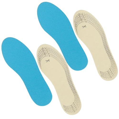 2 Pairs of Kids Shoe Insoles Comfortable Arch Support Insoles Trim to Fit Perfect for Sneakers and School Shoes