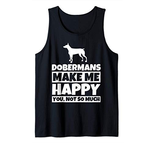 Doberman Lover Gifts Funny Dobermans Dog Humor Camiseta sin Mangas