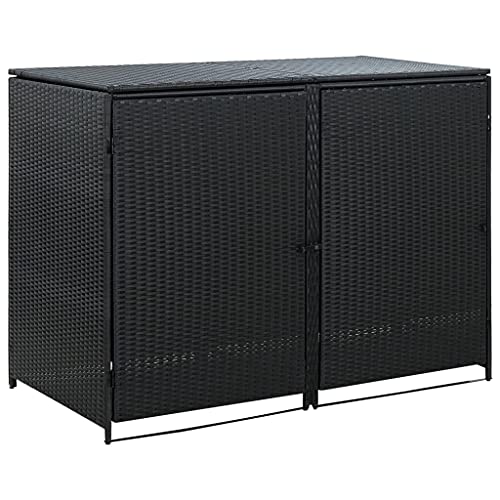 3X1 Mülltonnenbox Müllbox Mülltonnenverkleidung Gartenhaus Schrank Gerätebox