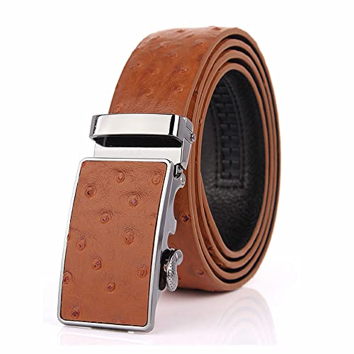 Ceinture en cuir homme à cliquet SIMU : finissez-en avec les trous déformés grâce au gaufré automatique