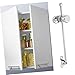 Lurrose 2pcs Adjustable Cabinet Door Limiter Gas Lift Support for Heavy Duty Use Durable and Easy to Install Stable Support Excellent Sealing Effect for Industrial Cabinets