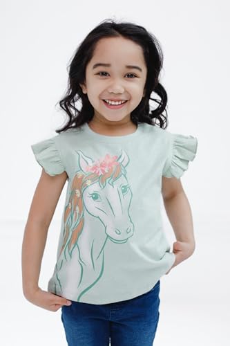 Image of John Deere Girls' Short Sleeve T-Shirt Toddler to Big Kid