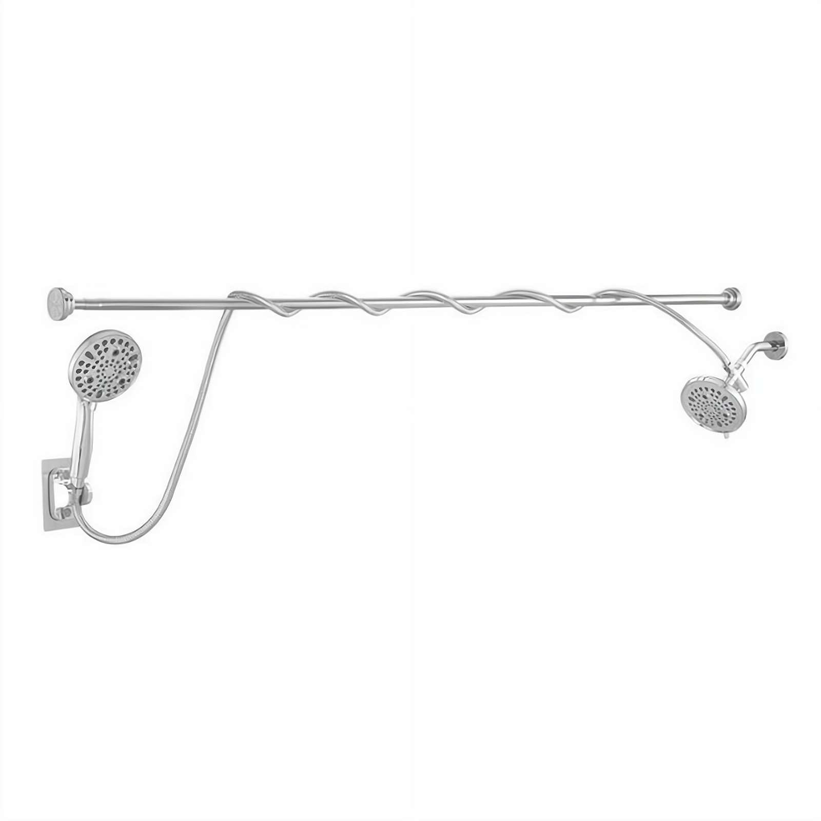 Soffione Doccia Portatile FORUMALL – 2 Pezzi, Attacco Universale G1/2, ABS