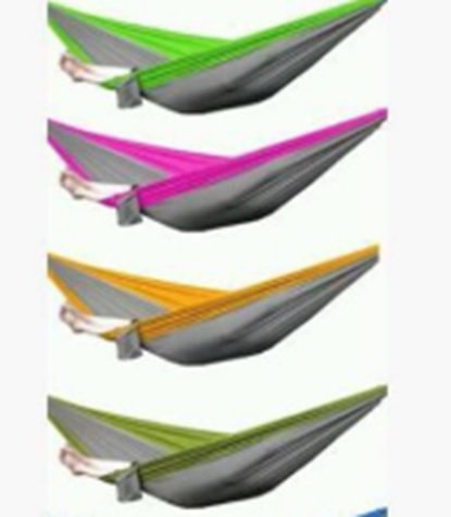 JERN Ultralight Strong Portable Nylon Parachute (Red & Grey)