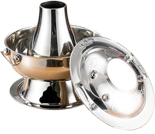 Olla para Hot Pot de Carbón Chino 32 cm Acero Inoxidable miniatura 1