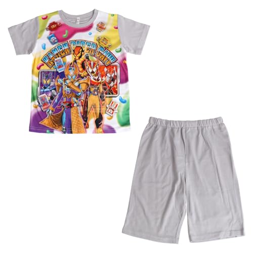 [Airin] パジャマセット バンダイ 仮面ライダーガヴ 勇気がでる！光るパジャマ (100cm/110cm/120cm/130cm) ボーイズ (ブルー/グレー) 572 グレーのサムネイル