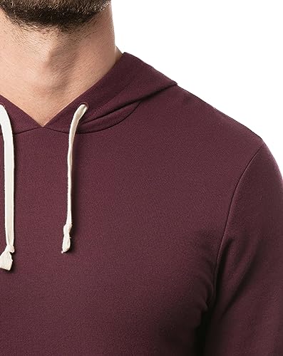 TravisMathew Cloud Mens Golf Hoodie Tawny Port 6tap S4
