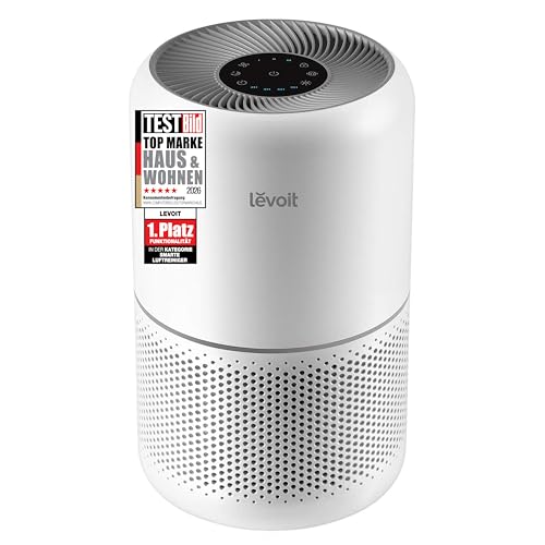 LEVOIT Core 300 Luftreiniger mit HEPA-Filter entfernt 99,97% des Pollen, Staub, Gerüche und Tierhaare, Air Purifier für 40 m² mit 4 Luftfilter zur Auswahl, Schlafmodus & Timer