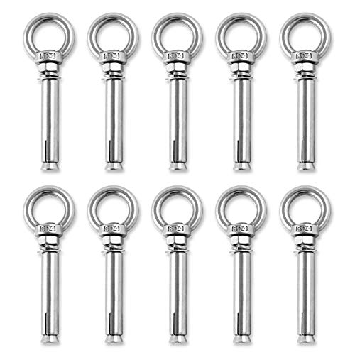 Shoulder Eye Bolts M6 Stainless Steel Anchors