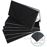 Ensepst 8 Pack Acoustic Panels with Self-Adhesive,15.7" X 7.85" X 0.47" Soundproof Wall Panels, High