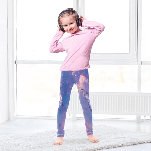 Toddler Girls Leggings Printed Yoga Pants Leggings Purple Butterfly for Kids4