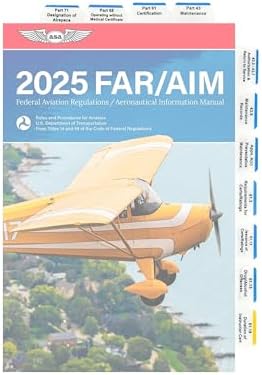 FAR/AIM Tabs For 2023 - 92 Color-Coded Laminated Tabs For Private Pilot Exam Study Guide