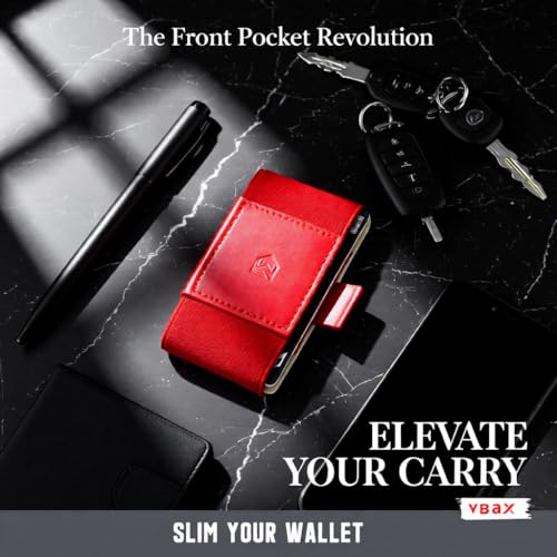 Image of Minimalist Slim Wallet Credit Card Holders - Elastic Small Front Pocket Wallet For Men Women