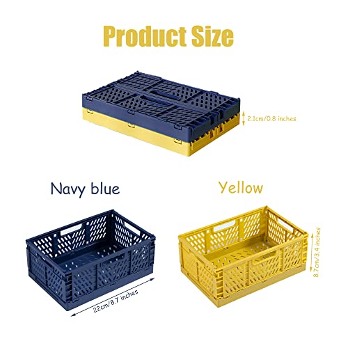 UYST 2 pz Plastica Pieghevole Cestini