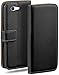 moex Book Case fu00fcr Sony Xperia Z3 Compact Handyhu00fclle mit Kartenfach, Hu00fclle klappbar 360 Grad Schutzhu00fclle, Klapphu00fclle Flip Case Cover, PU Leder Handytasche Lederhu00fclle, Schwarz