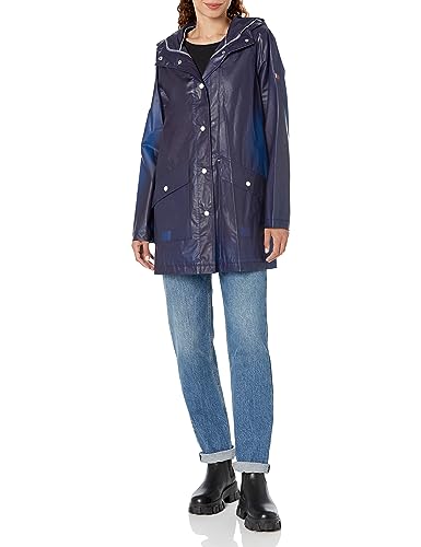 Tommy Hilfiger Women's Weatherproof Polka Dot Rain Jacket