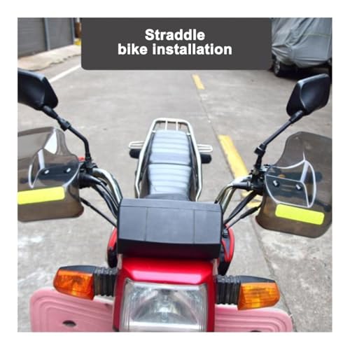 Protège main guidon moto universel avec bande réfléchissante et écran anti-vent - 5