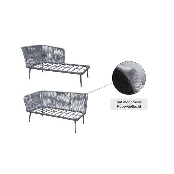 LC Garden Sunera Gartenlounge Set Dunkelgrau