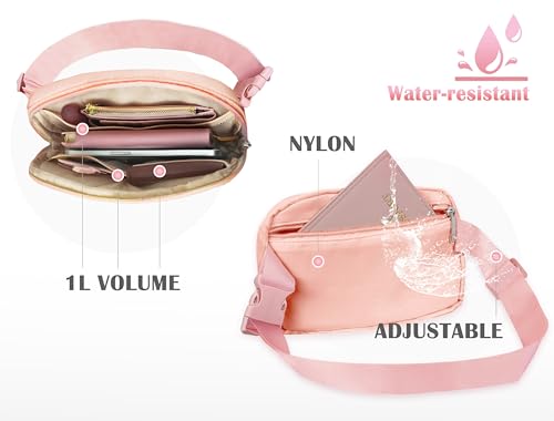 Image of COSHAYSOO Graduation Birthday Initial Gifts for Teen Girls 6 7 8 9 10 11 12 13 14 Year Old Pink Crossbody Shoulder Bag for Girls Travel Purse Unique Trendy Girly Stuff Chenille Letter M
