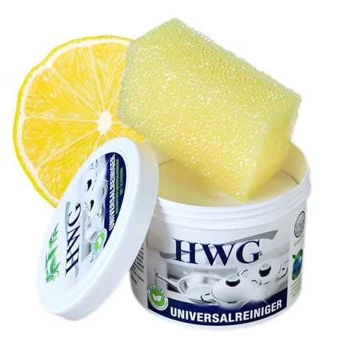 HWG® Piedra limpiadora universal para todo el hogar - Esponja incluida en el tarro - 450 g