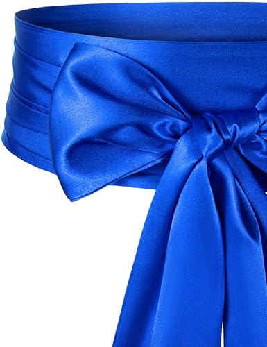 Women Satin Sash Belt Wedding Belt Party Belt For Dress Halloween Outfit Cosplay Costume Accessories4