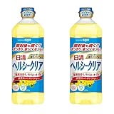 日清オイリオ (鮮度長持ちサビないオイル) ヘルシークリア ペット キャノーラ油 油の酸化を抑制 800g×2個