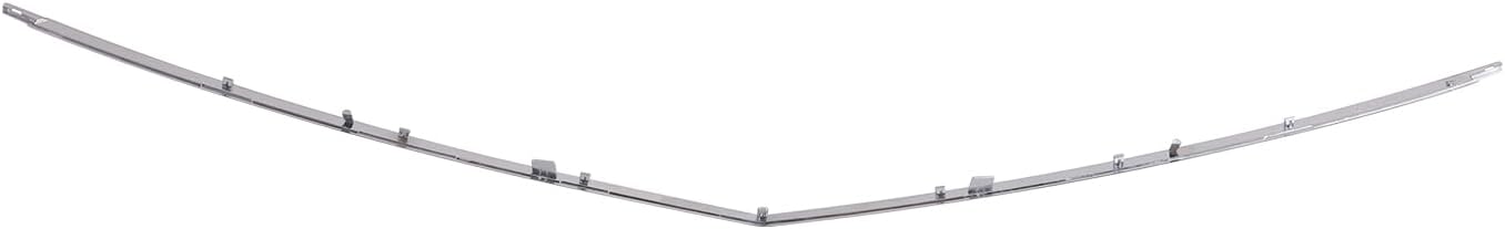 Factory Style Front Bumper Cover Molding Compatible with 10-13 Mercedes-Benz E350 E550 w/o AMG Package,Polished Chrome